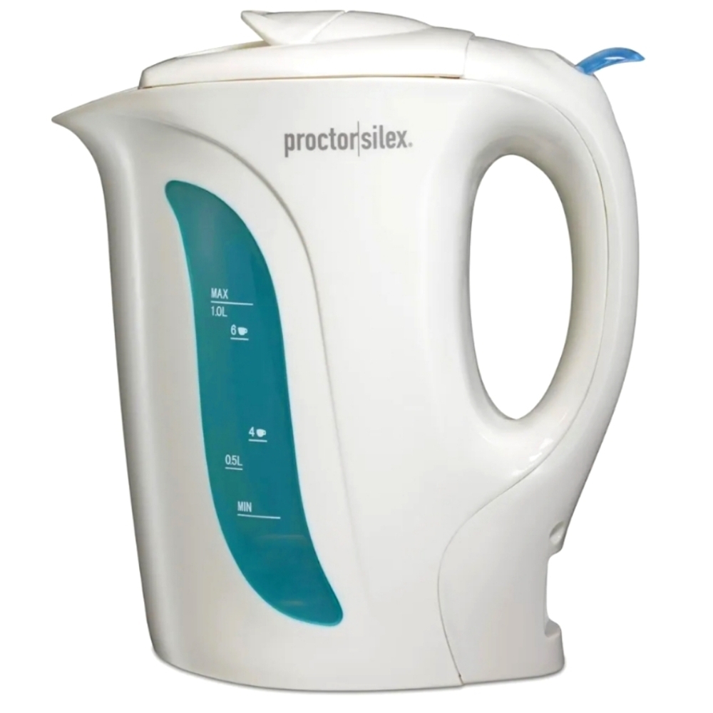 Proctor Silex Electric Tea Kettle, Water Boiler & Heater Auto-Shutoff & Boil-Dry